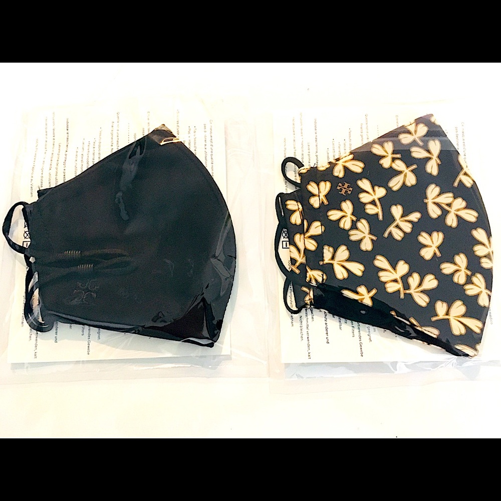 Tory burch face masks BLACK
